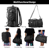 Multi-functional Large Capacity Backpack Outdoor Travel Camping Fishing Rod Reel Tackle Shoulder Lage Bag
