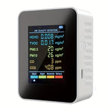 Monitor calidad del aire interior con pantalla LCD - Batería polímero litio recargable Comprobador fiable de la cali