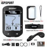 BSC200C iGPSPORT BSC200 C ANT+ GPS Bicycle Computer Route Navigation Wireless Speedometer Support Powermeter Cycg Odometer