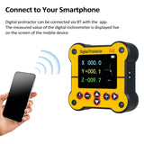Digital Electronic and Gauge Angle Finder Tool Protractor Incometer Dual Axis Level 0.02°Resolution