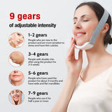 EMS Slimming hine Remove Double Chin Cheek Facial Lift Belt Hot Compress Face Vibration Massager Skin Care