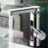 3000W 220V Electric Kitchen Tap Instant Hot stainless steel Water Heater Cold Heating Faucet