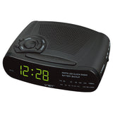 Clock controlled radio alarm clock with AM and FM channel radio multiple sets of alarm clocks with snooze function LED clock