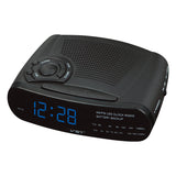Clock controlled radio alarm clock with AM and FM channel radio multiple sets of alarm clocks with snooze function LED clock