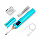 BS45 Portable Soldering Iron 16-20W Adjustable Voltage 320-450℃ USB Charging 2600mAh Battery Quick Heat Up High Temp Resistance