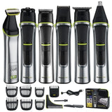 HQ5951 Grooming Kit Clipper Professional Beard Shaver for Men All in One Nose Ear Hair Trimmer Set with Travel Carry Bag