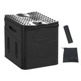 Portable Outdoor Folding Toilet - Strong Bearing Capacity, Reusable Trash Can, Self-driving Travel Supplies