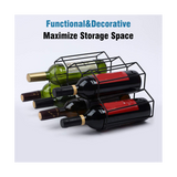 Racks Countertop Rack, Bottle Holder, Small Rack Freestanding Floor, Wine Holders Stands Gold