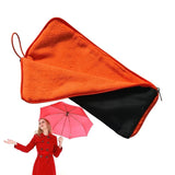 Folding Carrying Chenille Drying Puff With Zipper Super Absorbent Umbrella Bag Quick-Drying Hand Towels