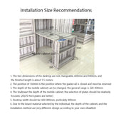 New multi-functional push-pull telescopic dining accessories invisible desktop retractable hidden bar folding table