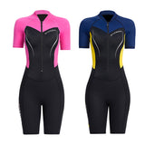 1.5mm Neoprene Wetsuits Swimwears Diving Suits Short Sleeves Women Ladies One Piece Surf Snorkeg Surfing Swimsuit