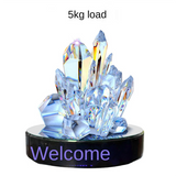 20CM 360° Electric with Touch Button LED Display Smart Turntable APP Controlled Photography Base, Blue Light