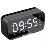 Wireless Bluetooth Speaker HD Led Display Multifunction Stereo Bass Speakers Alarm Clock FM Radio TF Card Aux Music Playback