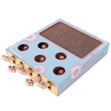Corrugated Cardboard for Cat Scratcher Busy Box Toy Scratcher for Cat Teaser Wan