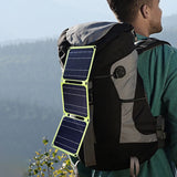 30W/40W 5V Portable Solar Panel Battery Phone Charger Foldable Small Emergency ETFE Panels for USB A C Power Bank