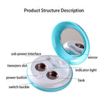 4ML 5W Contact lens Cleaning hine Pocket cleaner Orhokeratology Mini Ultrasonic Cleaner For Studens
