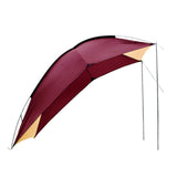 (Red) SUV Trunk Tent Rainproof Car Rear Awning Camping Picnic Sunshade Shelter