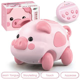 Intelligent Piglet Baby Learns To Crawl Play Music Touch Remote Control Robot Pig Toy for Boys and Girls