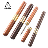 CRUSHER Portable Hookah Foil Punch Ebony Wood Tea Needle Set for Chicha Sheesha Cachimba Smoking Accessories