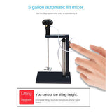 5 gallons Pneumatic industrial lifting hand-held mixer, ink, glue, paint, stepless regulation, high speed