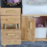 1:12 Dollhouse Bathroom Sink With Cabinet Basin Set Dolls House Miniature Kitchen Furniture