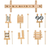 6 PCS Set Of Percussion Instrument Outdoor Early Education Music Teaching Aids Easy To Use