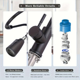 1pc Kitchen Faucet Stainless Steel With Pull Down Sprayer Brushed Nickel Commercial Modern