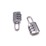 Mini Alloy Padlock 3/4 Digit Dial Combination Password Code Number Safety Travel Security Lock for Lage Suitcase Drawer