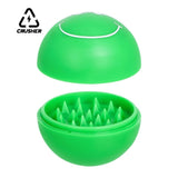 Circular Billiard Ball Tobacco Grass Grinder 55mm 2-layer Plastic Spice Herbal Crusher for Grinding Dry Herb Smoking Accessories