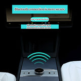 For Tesla Model 3 Highland - Car LCD Gear Button Control Docking Station with USB Type-C Port. 2 in 1 Shift Knob & Charge Parts
