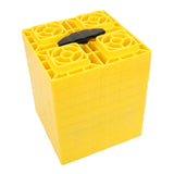 Heavy Duty Leveling Blocks Camper Leveling Blocks with Storage Bag for Car RV Trailer