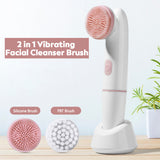 Facial Brush Waterproof Electric Face Cleansing Device for Deep Cleaning Blackhead Removal Pore Cleaner