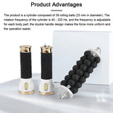 New arrival micro-vibration pressure electric inner ball massage roller for full body fat loss pain relief