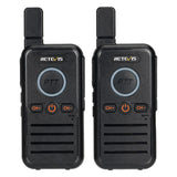RB45/645 compact walkie talkie with dual PTT FRS/PMR and breathing light