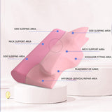 Lash Extension Pillow Skin Friendly Safe Ergonomic Soft Professional Neck Support Pillow Slow  for Tattoo Salon for Men