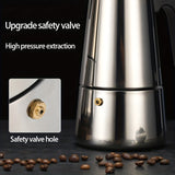 1pc Espresso Coffee Maker Pot Classic Italian Espresso Maker - Preferred Material, Best Capacity, Induction Compatible Steel Coffee