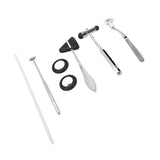 Diagnostic Hammer Set Acupuncture Neurological Hammer Set Zinc Alloy Slip Resistant Handle for Skin Surface