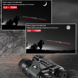 Digital Night Vision Binoculars Camera Infrared Laser Rangefinder Take Photo Video Support WIFI APP for Outdoor Camping Hunting