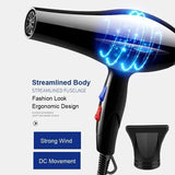 Powerful professional dryer, 2200W, fast heating, hot and cold Uste, ion hair dryer with air collection