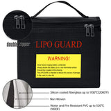 Fireproof Lipo Safe Explosionproof Protective Waterproof Bag w/Zippers for Battery Storage Charging 21.5*16.5*14.5cm