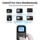T10 Bluetooth Control GoPro 80M action Camera Wireless Smart Remote For go pro Hero 10 9 outdoors Accessories