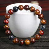 Women's And Men's Single Circle Colorful Pattern Ball Bead Bracelet