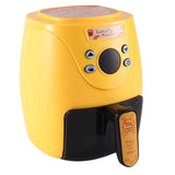 Children's Simulation Smart Air Fryer Puzzle Play House Mini Kitchen Color Changing Cooking Toy Set Cartoon Red