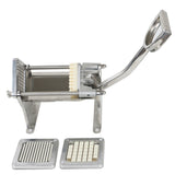 French Fry Stainless Steel Cutter Commercial Vegetable Fruit Chopper with 1/2'', 3/8'', 1/4'' Blades Potato Dicer