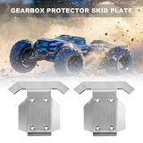 Stainless Steel Chassis Armor Gearbox Protector Skid Plate For 1/8 Traxxas Sledge RC Car Upgrade Parts Accessories