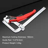 Carpenter F Clamp Quick Clamping for MFT and Guide Rail System Hand Tool Woodworking DIY