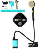 6000mAh/7800mAh/9000mAh Portable Camping Rechargeable Electric Shower Pump with Intelligent Digital Display fo Beach