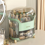 1pc Stylish and Durable PS Plastic Cosmetic Storage Box - Perfect for Desktop Organization and Travel