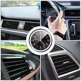 Auto Interior Automobile Portable Mini Clock Decoration Luminous Analog Watch Ornaments For Cars Trucks RVs