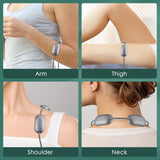 Hanging Neck Massagers Electric Rechargeable Spine Massager Mini Pulse Shoulder Cervical Massage Hot Compress with Heat